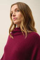 Poncho 4 Hilos - Ashley - Burdeos