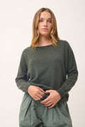 Batwing Jumper - Rebecca - Marl Khaki