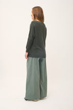 Batwing Jumper - Rebecca - Marl Khaki