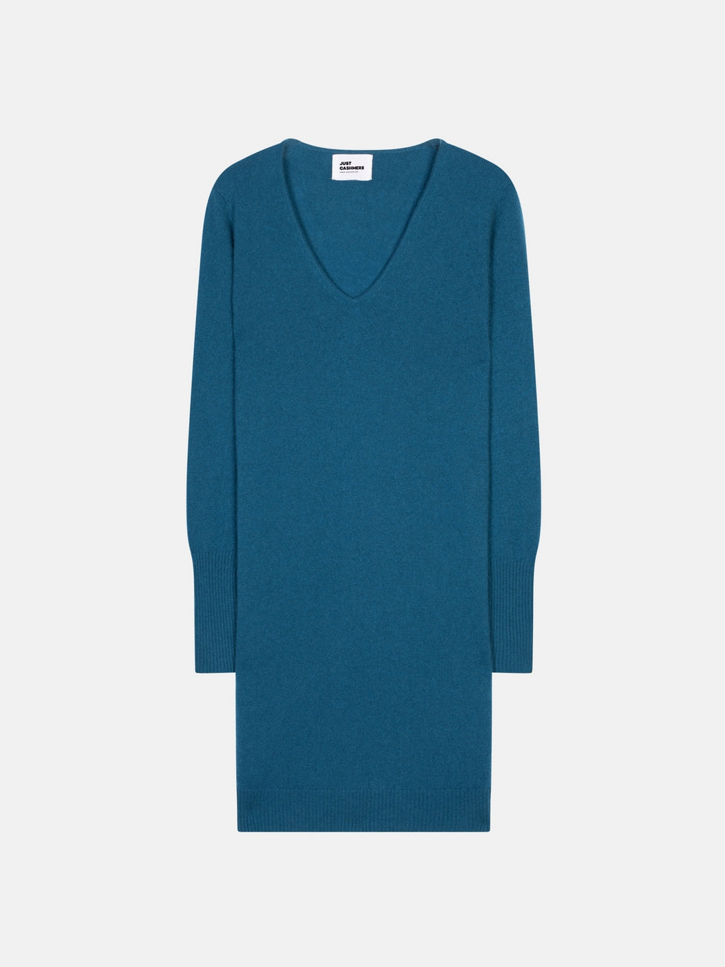 V-Neck Dress - Tracy - Peacock