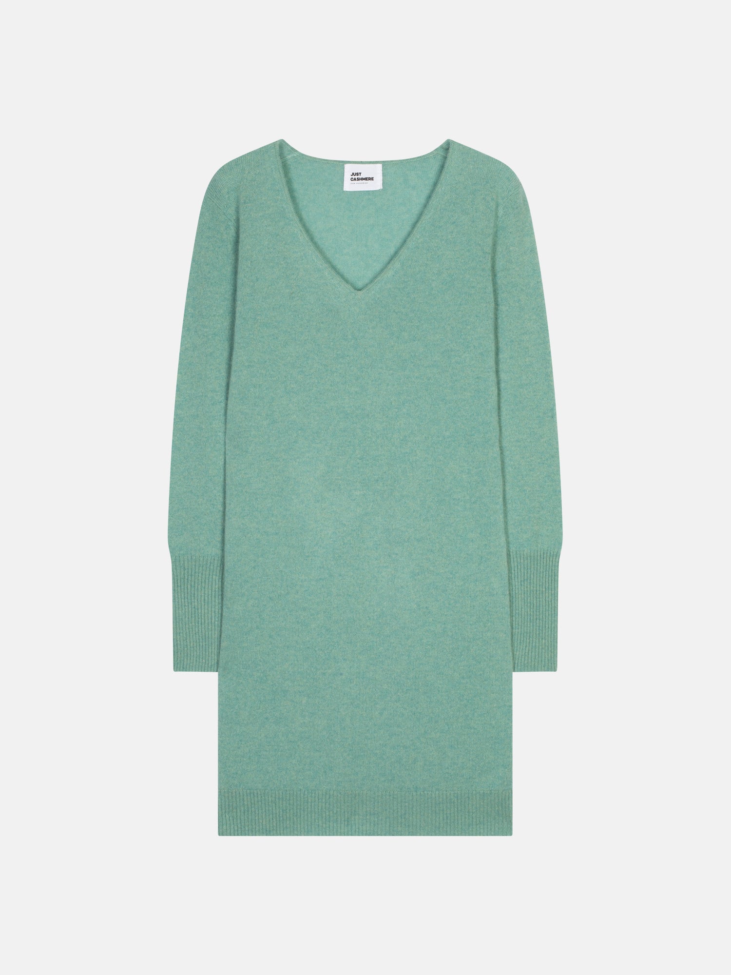 V-Neck Dress - Tracy - Mottled Green