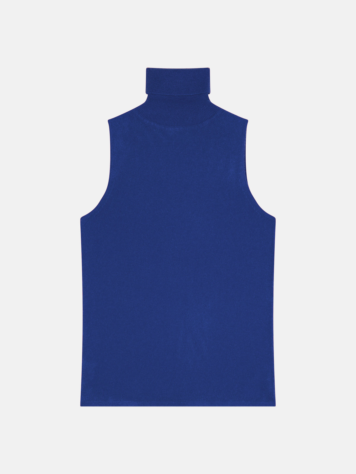 Pull Col Roulé Sans Manches - Violet - Outremer