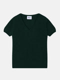 Camiseta Cuello V - Glamis - Ciprés