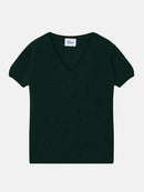 T-Shirt Col V - Glamis - Cyprès