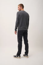 Pull Col V - Tom - Anthracite Chiné