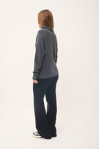 Pull Col Roulé - Blantyre - Anthracite Chiné