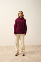 Jersey Cuello Vuelto - Blantyre - Burdeos
