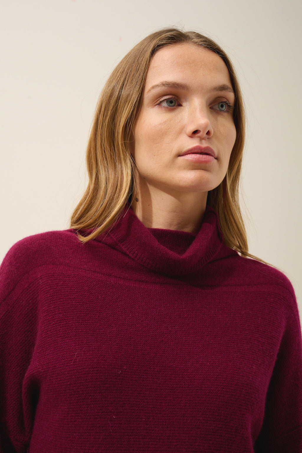 Jersey Cuello Vuelto - Blantyre - Burdeos