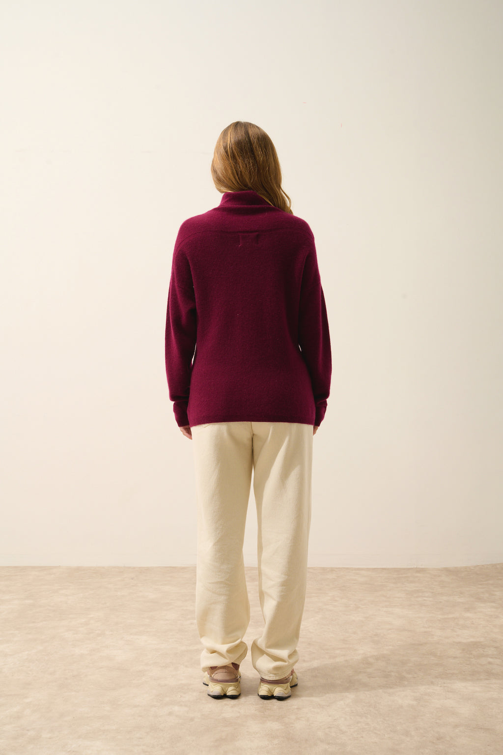 Jersey Cuello Vuelto - Blantyre - Burdeos