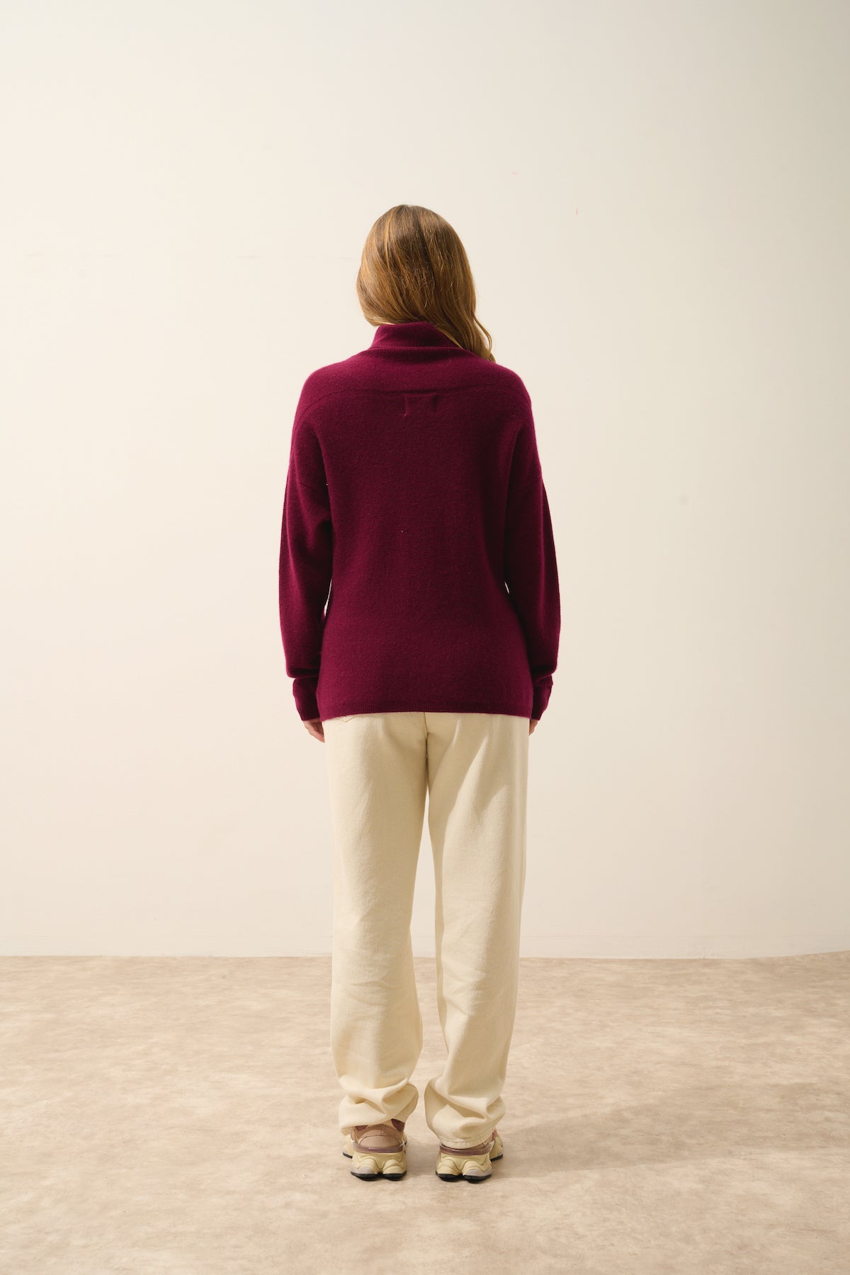 Jersey Cuello Vuelto - Blantyre - Burdeos