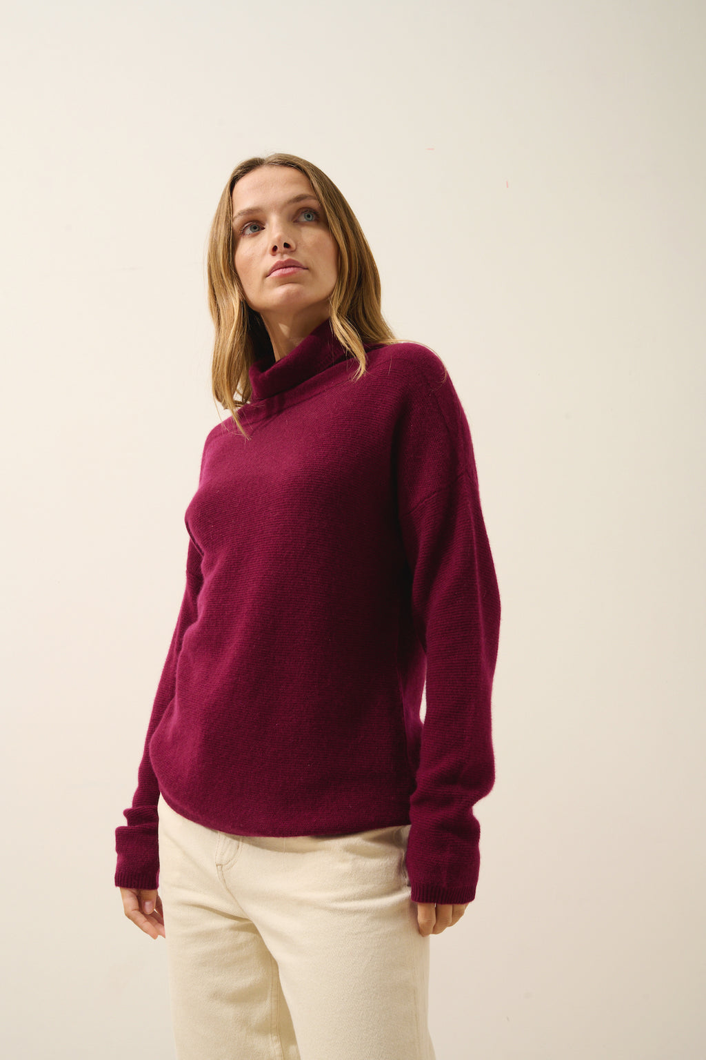 Jersey Cuello Vuelto - Blantyre - Burdeos