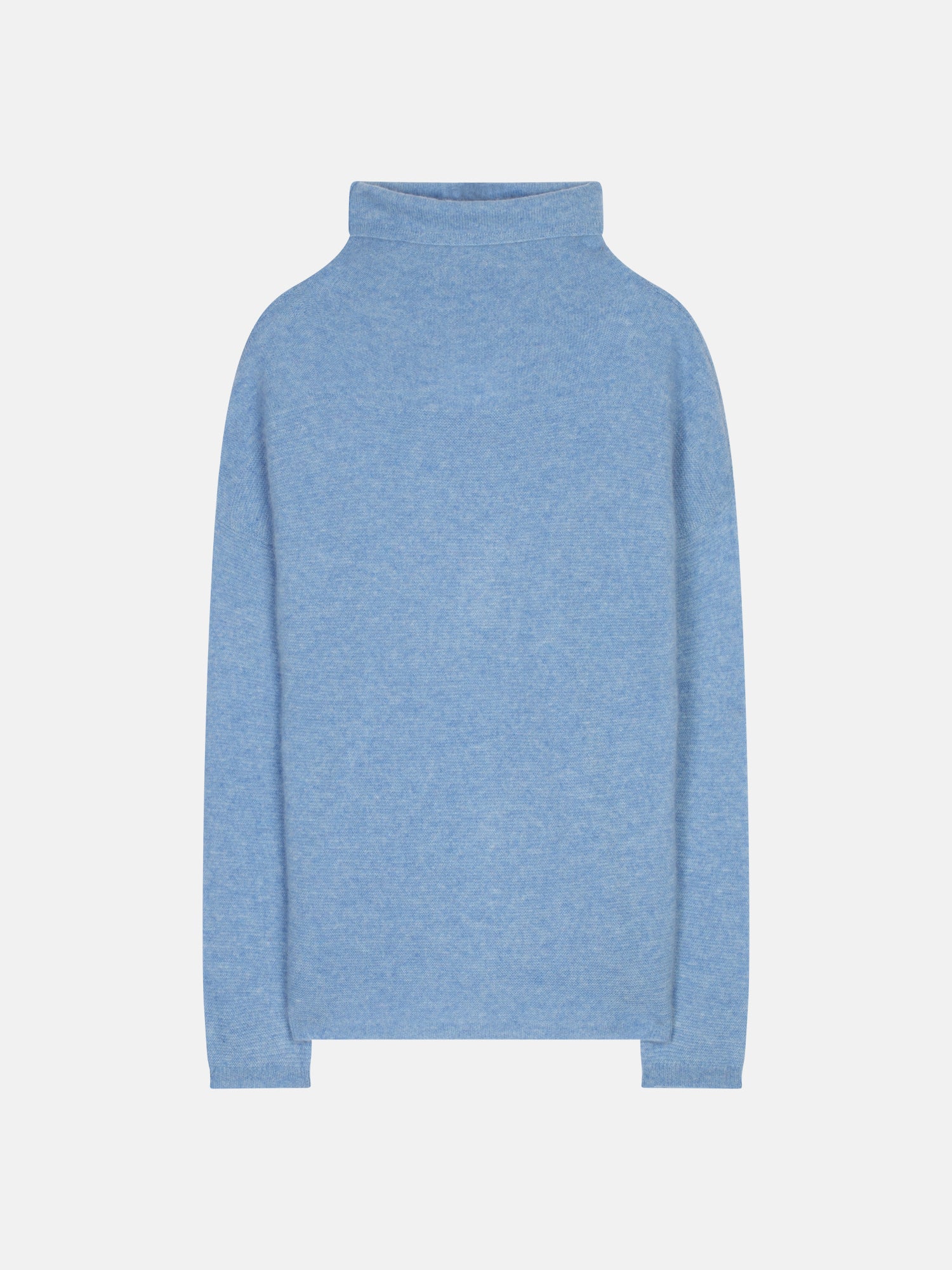 Roll-Neck Jumper - Blantyre - Sky