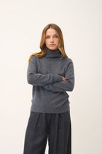 Jersey Cuello Vuelto - Lilly - Anthracite Chiné