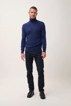 Pull Col Roulé - Connor - Bleu Nuit