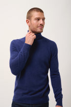 Pull Col Roulé - Connor - Bleu Nuit