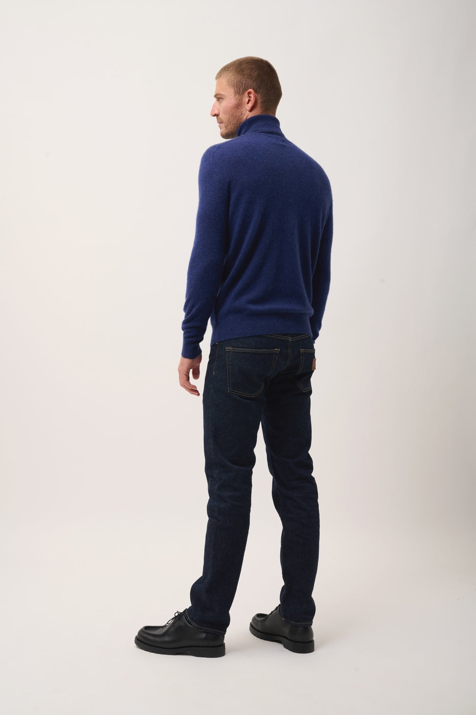 Pull Col Roulé - Connor - Bleu Nuit