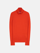 Just Cashmere - Pull Col Roulé - Lexie - Orange