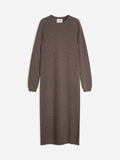 Robe Col Rond - Lina - Taupe Chiné