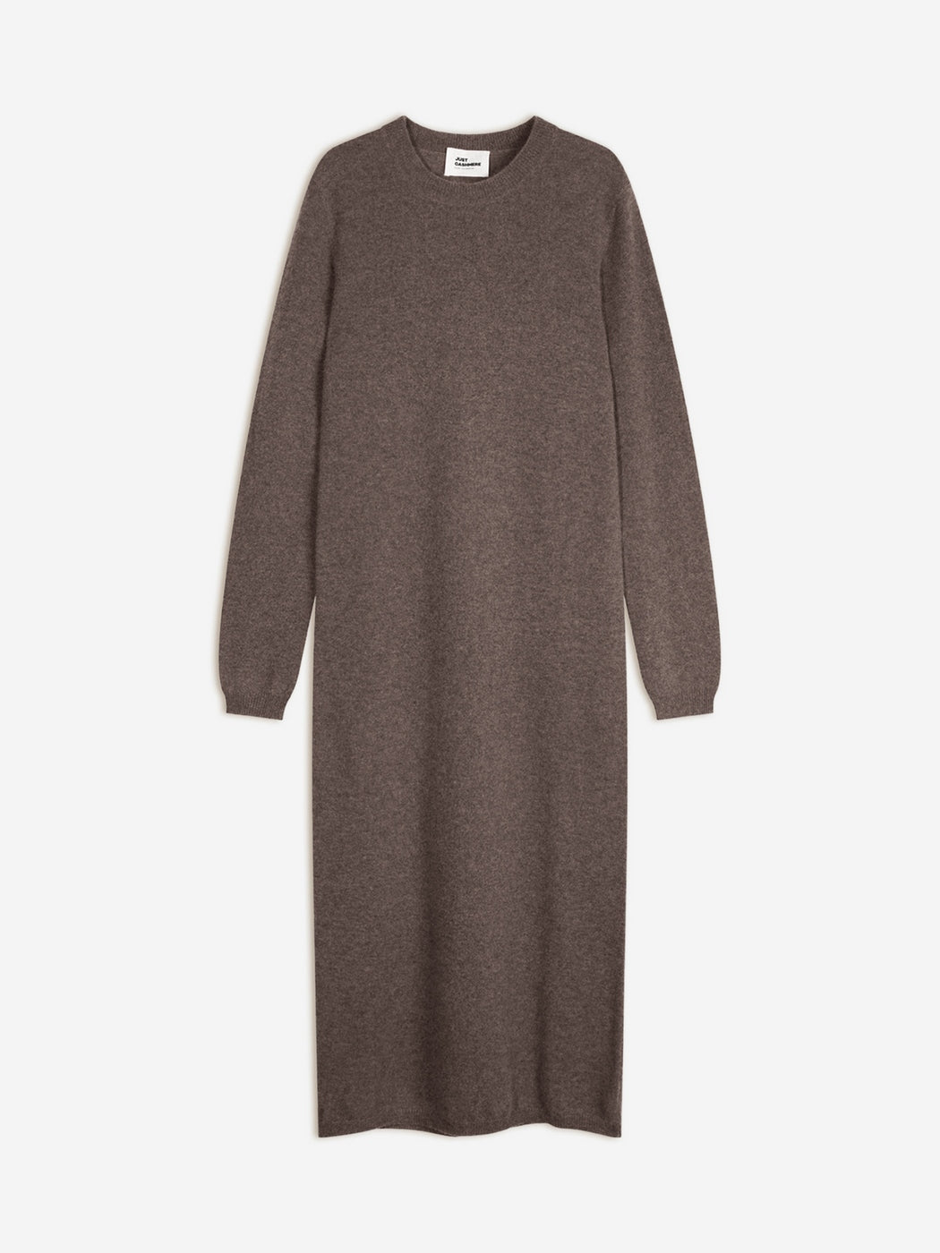 Robe Col Rond - Lina - Taupe Chiné