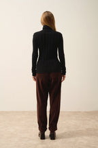 Serelith Roll-Neck Jumper - 100% 2-Ply Cashmere - Black - Women