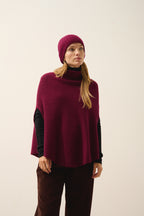 Bonnet 6 Fils Jin - 100% Cachemire 6 Fils - Bordeaux - Mixte