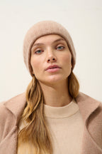 Bonnet 6 Fils Jin - 100% Cachemire 6 Fils - Camel Chiné - Mixte