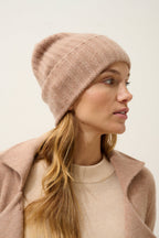 Bonnet 6 Fils Jin - 100% Cachemire 6 Fils - Camel Chiné - Mixte