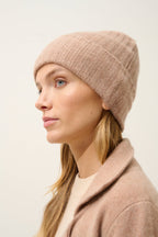 Bonnet 6 Fils Jin - 100% Cachemire 6 Fils - Camel Chiné - Mixte