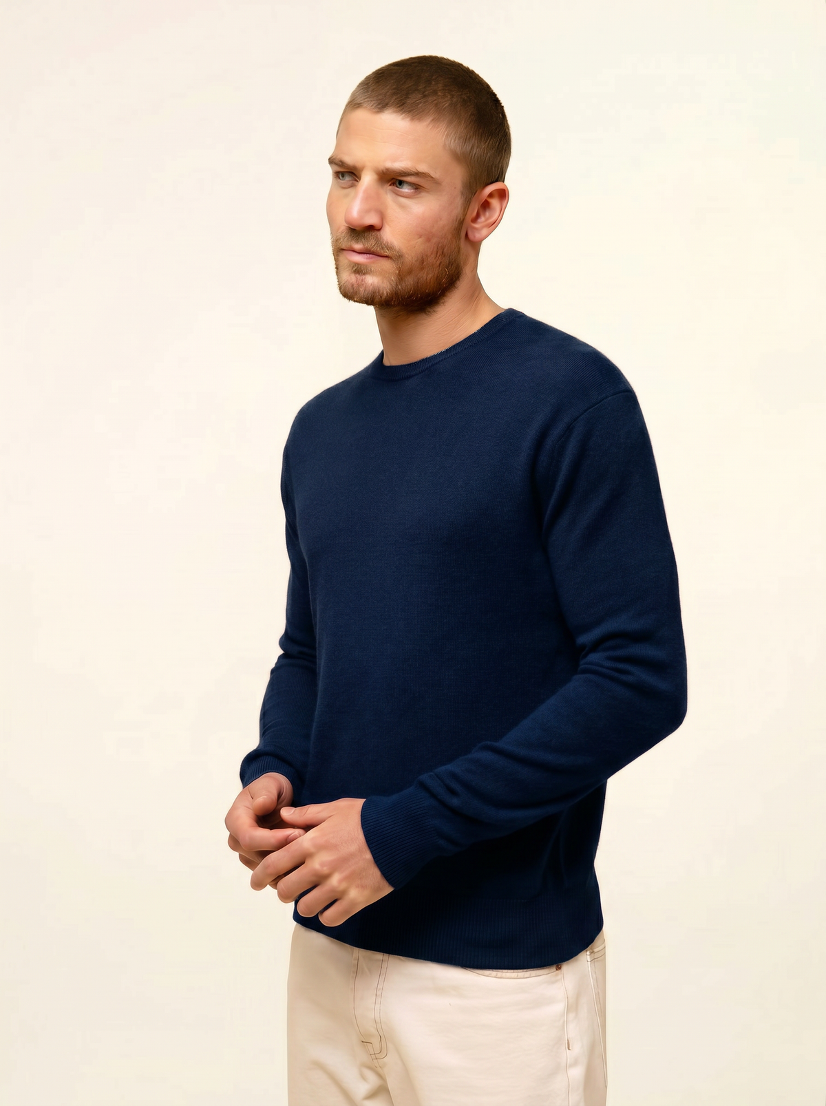 Maglione girocollo Howard - Mezzanotte - Uomo