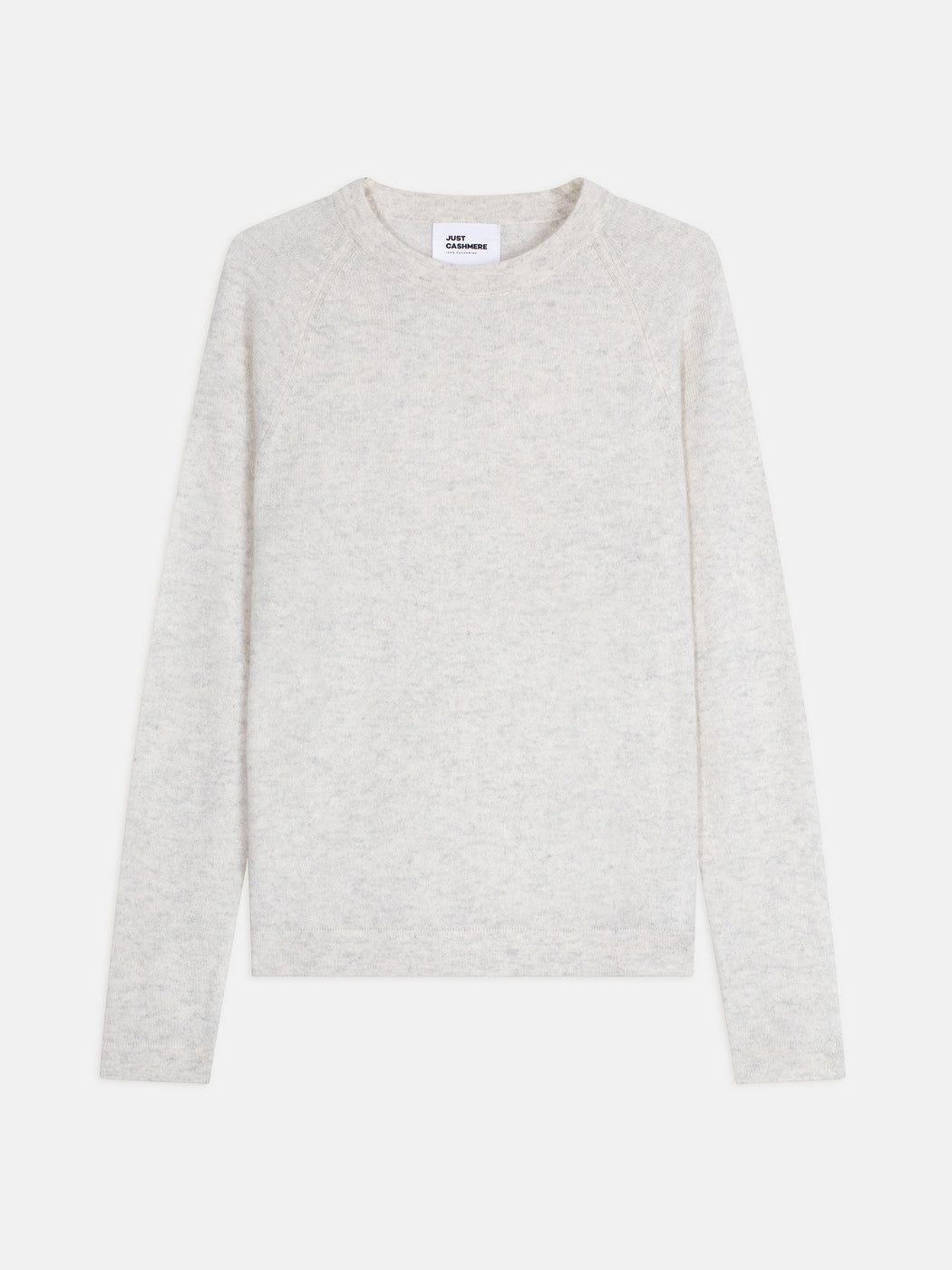 Round Neck Jumper - Jane - Marl Pearl Grey