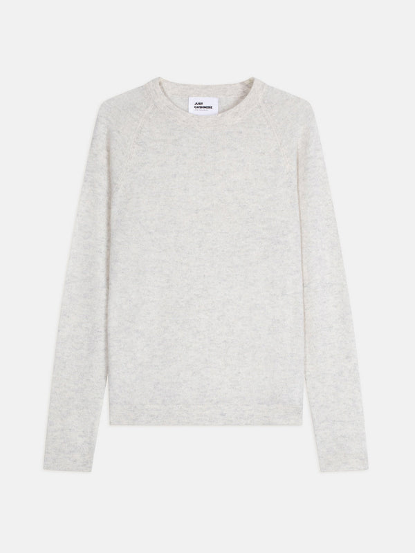Jersey Cuello Redondo - Jane - Gris Perla Jaspeado