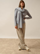 Écharpe - Spencer - Bleu Ivoire