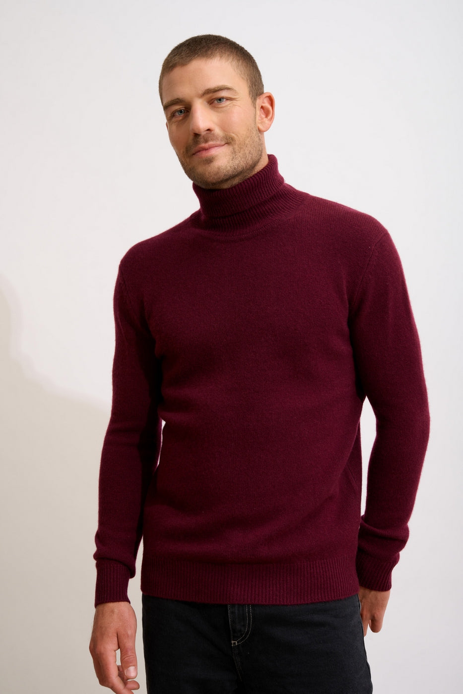 Jersey De Cuello Vuelto 4 Cabos - Sacha - Mora