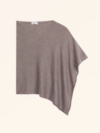Poncho 4 fili Ashley - Caribù mélange - Donna