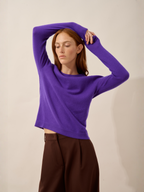 Pull Col Rond Jane - Gentiane - Women