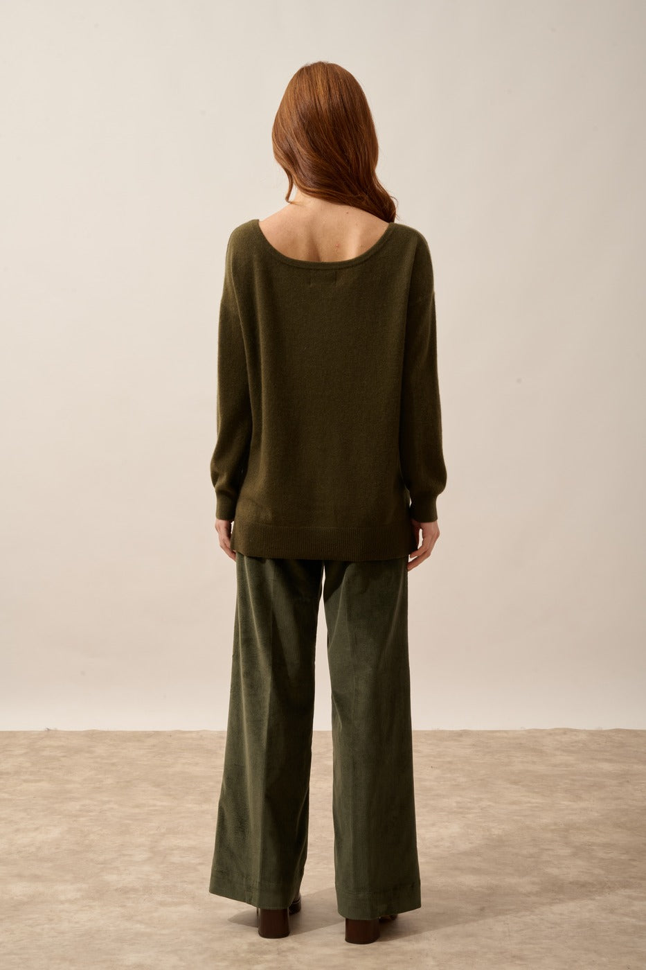Pull Col Rond - Karen - Chatain