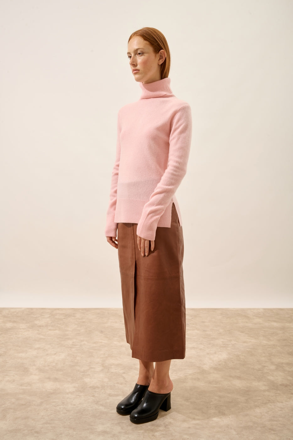 Roll Neck Jumper - Lexie - Ballerine
