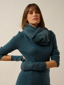 Mitaines - Zoe - Vert Canard Chiné