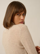 Pull Col Roulé - Ava - Beige Chiné
