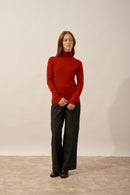 Pull Col Roulé - Ava - Rubis