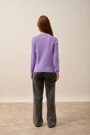 Pull Col Rond - Jane - Lavande