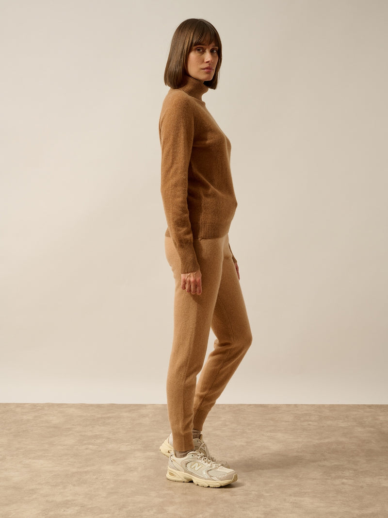 Pull Col Roulé - Lilly - Noisette