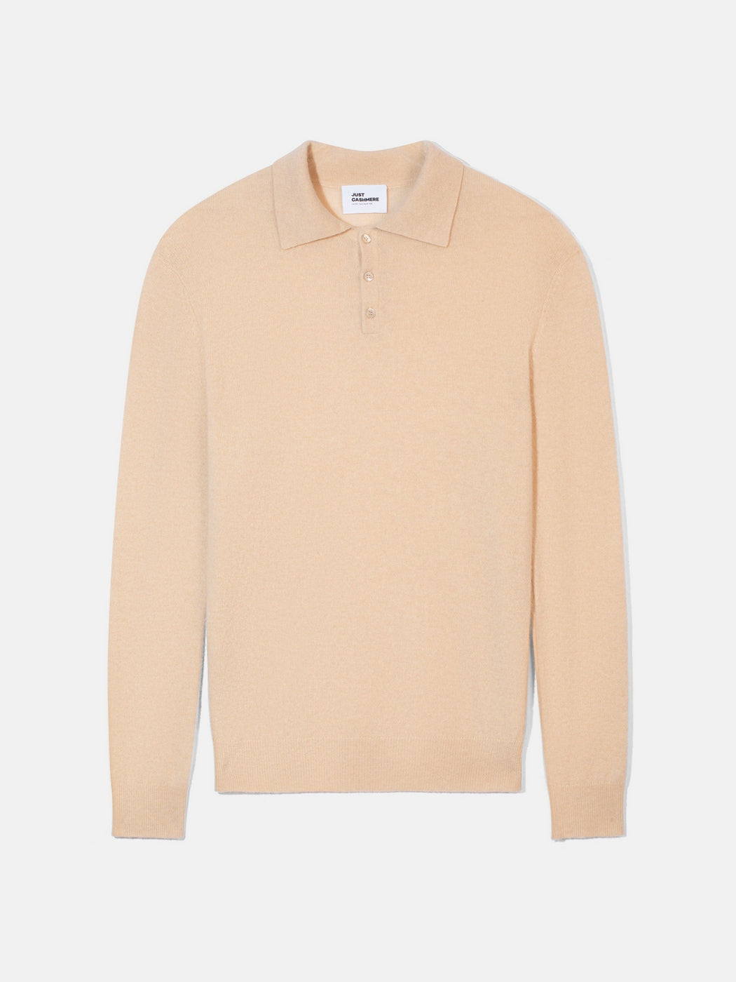 Long-Sleeved Polo Shirt - Douglas - Sand
