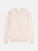 Gilet Zippé Capuche - Elliot - Beige Chiné