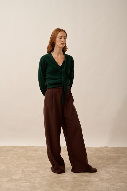 Pull Col Lavallière - Noty - Cyprès