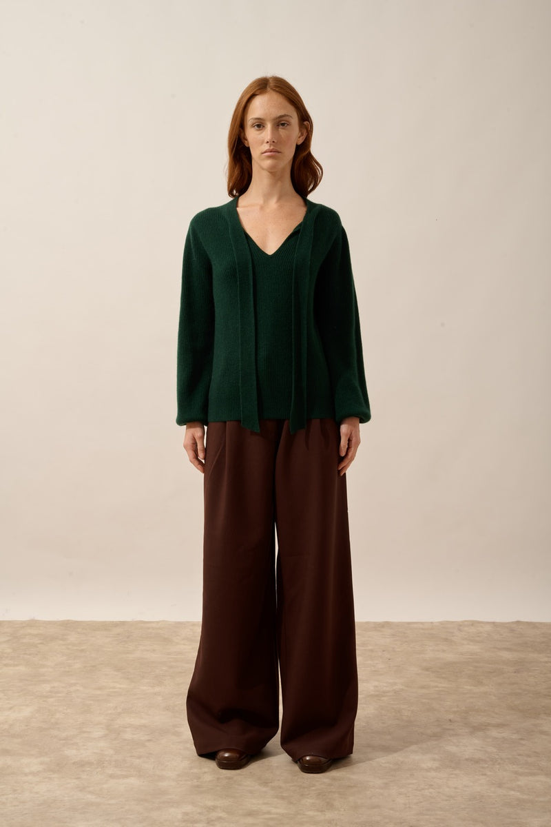 Pull Col Lavallière - Noty - Cyprès