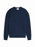 Pull Col Rond 4 Fils - Thurid - Ocean Chiné