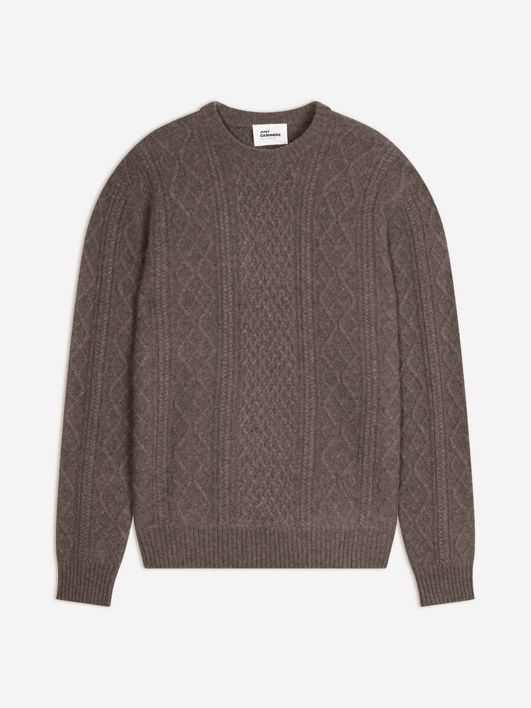 Pull Col Rond 4 Fils - Thurid - Taupe Chiné