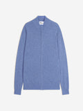 Gilet Zippé Col Montant - Alan - Sky Chiné