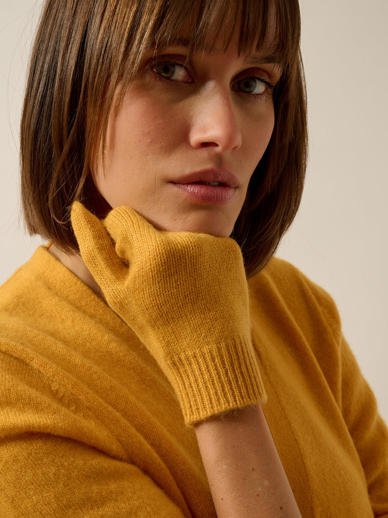 Gants 4 Fils - Yann - Curcuma